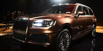 В Москве представили внедорожник Aurus за 33 млн рублей