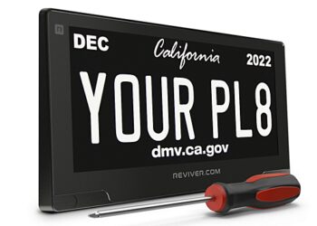 В Калифорнии перешли на цифровые автомобильные номера