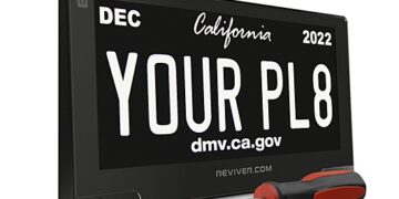 В Калифорнии перешли на цифровые автомобильные номера