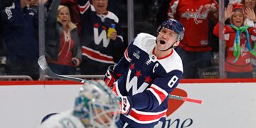 Овечкин забросил свою пятую шайбу в сезоне НХЛ