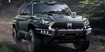 Новый брутальный внедорожник Dongfeng начал сбрасывать камуфляж