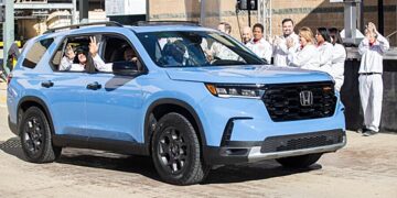 В США началось производство Honda Pilot нового поколения