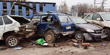 Четыре автомобиля столкнулись на МКАД