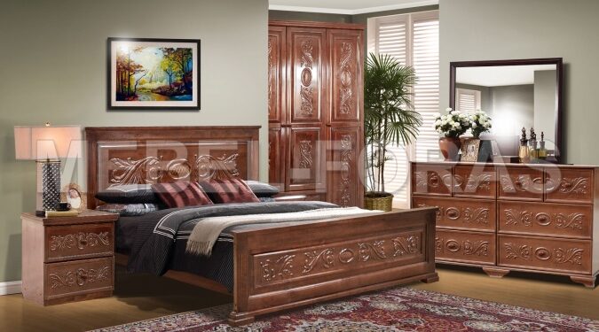 Преимущества спального гарнитура из массива дерева