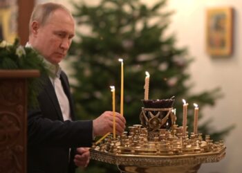 Стало известно, где и с кем встретил Рождество Путин (видео)