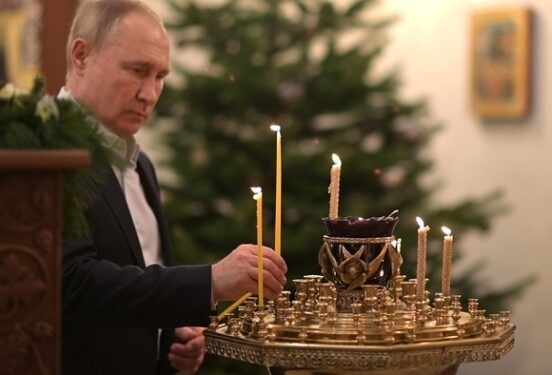 Стало известно, где и с кем встретил Рождество Путин (видео)