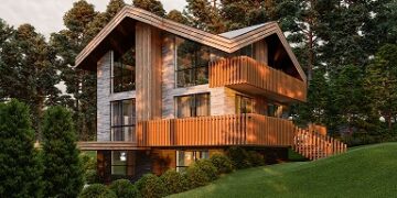 Коттеджи в скандинавском стиле: особенности, преимущества и материалы