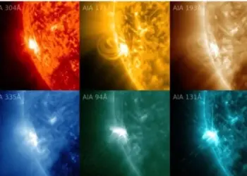 ИКИ РАН опубликовало кадры роста вспышечной активности на Солнце
