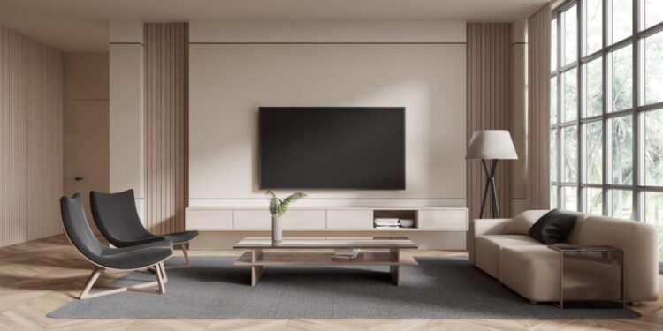 Как выделить и оформить ТВ-зону в гостиной: 7 идей