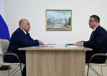 Мишустин встретился с губернатором Омской области