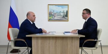 Мишустин встретился с губернатором Омской области