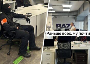 В редакцию Baza пришли с обысками. С главредом и журналистами канала пока нет связи