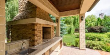 Барбекю из кирпича для беседки и дачи своими руками: пошаговая