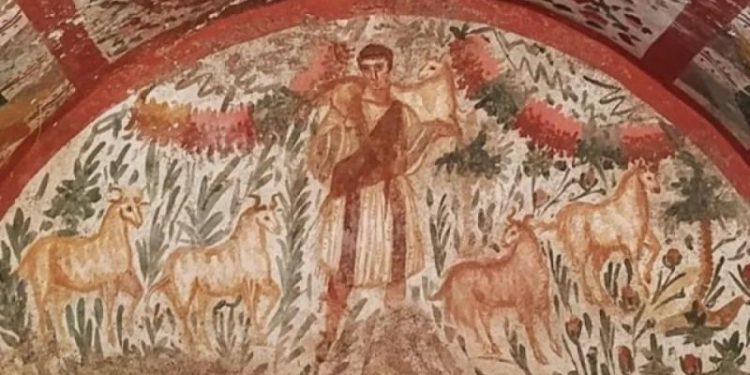 Ученые нашли в Турции фреску с Иисусом, подтверждающую библейское писание