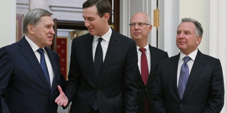 В переговорах Путина и Уиткоффа в Кремле участвуют Ушаков и Дмитриев