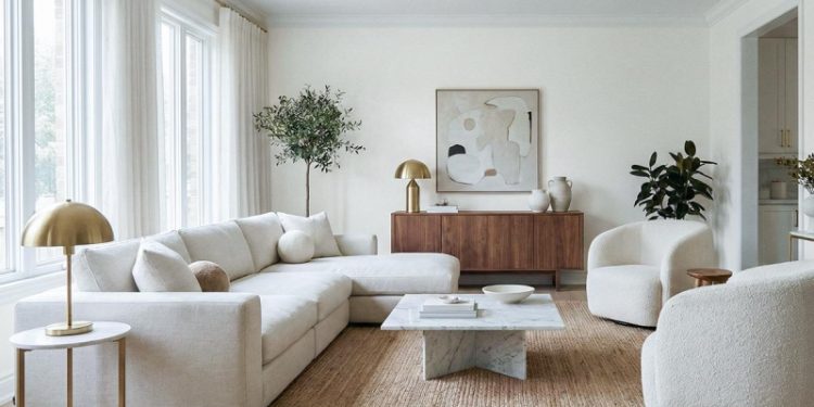 Cloud Dancer: как интегрировать в интерьер цвет 2026 года