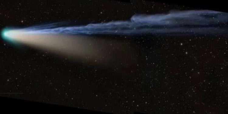 Ученый Досс показал новый снимок кометы Lemmon, подлетавшей к Земле