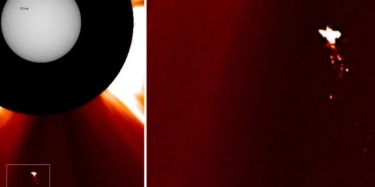 Астроном Киселев объяснил появление загадочного летающего объекта у Солнца