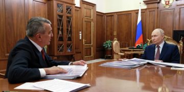 Путин встретился с главой Северной Осетии