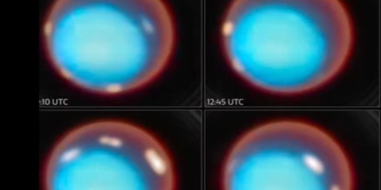 Ученые впервые сделали 3D-снимок полярного сияния на Уране