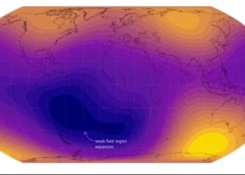Ученые зафиксировали ускоренное расширение Южно-Атлантической аномалии
