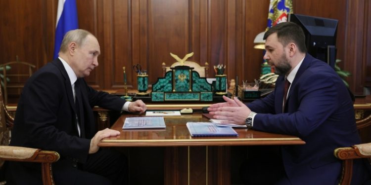 Путин проведет встречу с Пушилиным