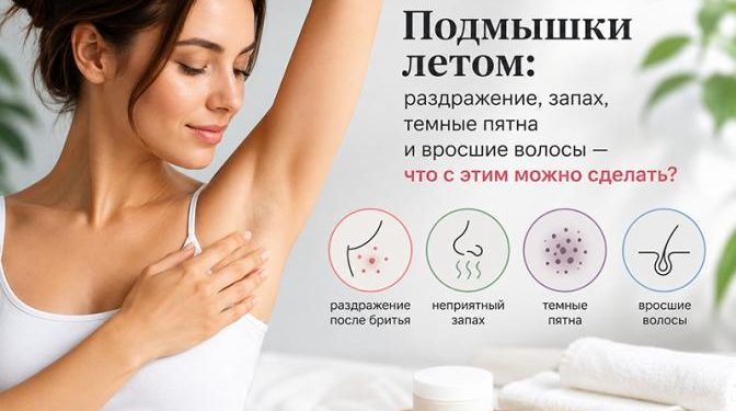 Подмышки летом: раздражение, запах, темные пятна и вросшие волосы — что с этим можно сделать